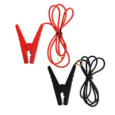 Imagem de JBTOZIUY Cabos de Salto de Cerca Elétrica de Fazenda com Clipe de Crocodilo, Energizador de Conexão E Fio de Sistema de Cerca (2 Clipes + 2 Fios)