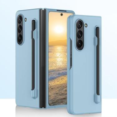 Imagem de HOULEE Capa para Samsung Galaxy Z Fold 6 com S Pen Skin Friendly Z Fold 6 Capa de telefone com suporte para caneta dobrável à prova de choque capa protetora completa PC sem fio para Galaxy Z Fold 6 -