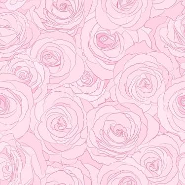 Imagem de VEELIKE Papel de parede floral vintage rosa rosa floral boho papel de parede floral para berçário meninas quarto banheiro 17,7" x 354 cm papel de contato rosa autoadesivo para armários papel de parede