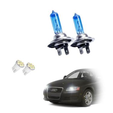 Imagem de Kit Lâmpadas Halógenas Super Branca Farol Baixo H7 para AUDI Q3 2009 a