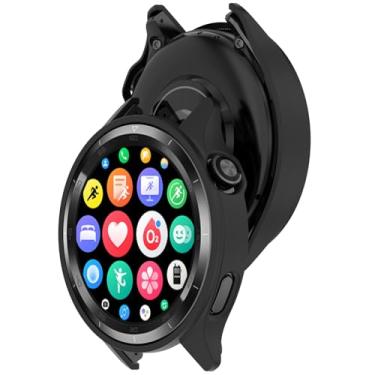 Imagem de Disscool Capa compatível com Xiaomi Watch S4 Smartwatch Soft Anti Drop PC capa protetora capa acessórios para relógio inteligente (preto)
