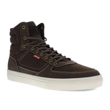 Imagem de Levi's Bota masculina Liam Hi Neo casual, Marrom, 38