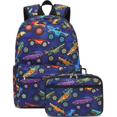 Imagem de Mochila escolar LEDAOU Kids com lancheira para meninos e meninas