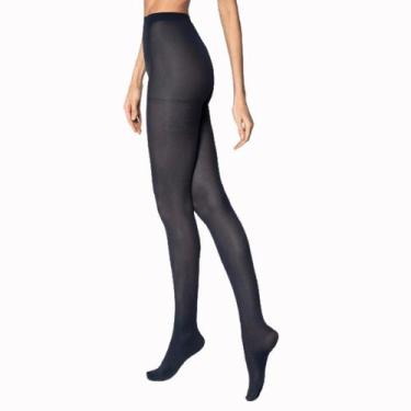 Imagem de Meia Calça Loba Lupo Feminina Fio 40 Opaca Com Elastano Chic, Azul, M