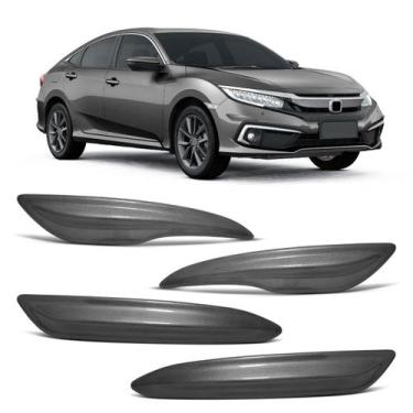 Imagem de Protetor de Parachoque Compatível Civic G10 2017 a 2023 Cores Original