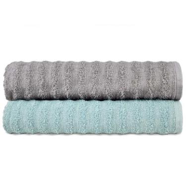 Imagem de Kit 2 Toalhas Banhão Gigante Super Absorção Macia - Ocean - Central To