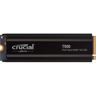 Imagem de Crucial - SSD interno T500 de 1 TB PCIe Gen 4x4 NVMe M.2 com dissipador de calor para PS5-CT1000T500SSD5