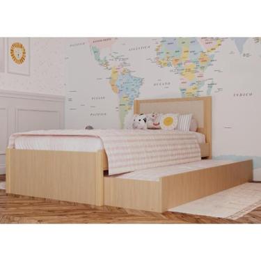 Imagem de Bicama Infantil Solteiro com Palinha Linha Indy em MDF - Quater