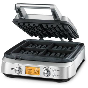 Imagem de BWM640XL Máquina de Waffle 4 Fatias Aço Inoxidável, 110v, BREVILLE BREBWM640XL, Prateado