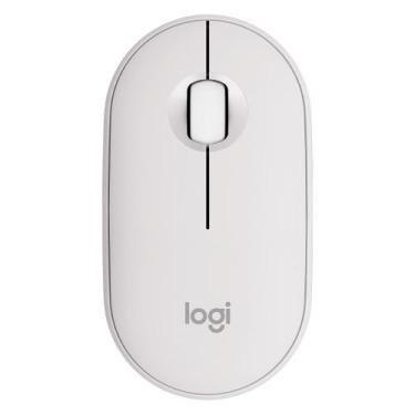 Imagem de Mouse Sem Fio Logitech Pebble 2 M350s USB Branco 910-007047, Branco