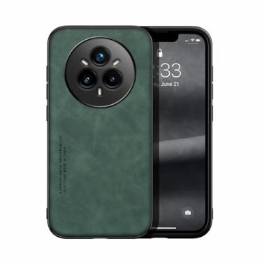 Imagem de Kepuch Silklike Capa para Realme 14 Pro 5G Intl - Case Placa de Metal Embutida - Verde