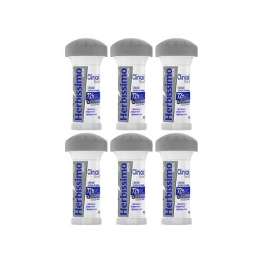Imagem de Desodorante Herbissimo Stick Creme Clinical Men 45G- Kit 6Un