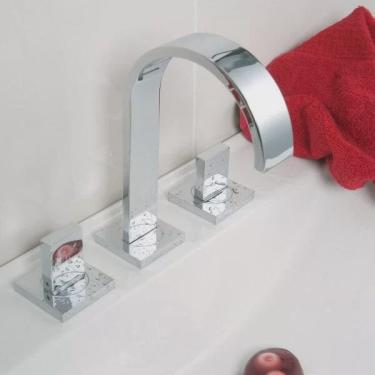 Imagem de Misturador para Banheiro de Mesa 1880 C 210 Meber Metais Cromado