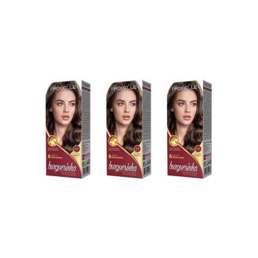 Imagem de Coloraçao Probelle Burguesinha 7.1 Louro Acinz - Kit C/3Un