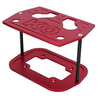 Imagem de Bateria Vermelha Segure a Bandeja, Ajuste para o Optima 34/78 Baterias, Bolas de Alumínio Moídas Com Suporte para Carros, Caminhões, Navios, Lado a Lado, ATV, UTV