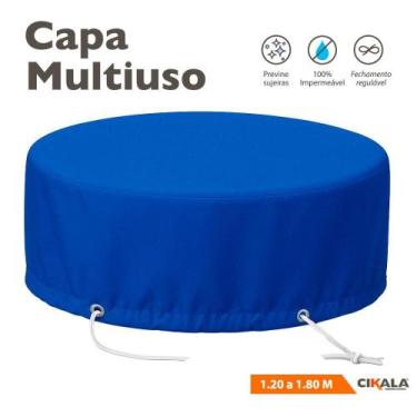 Imagem de Capa Multiuso Redonda Diâmetro de 1.20 a 1.80 Metros - Cikala