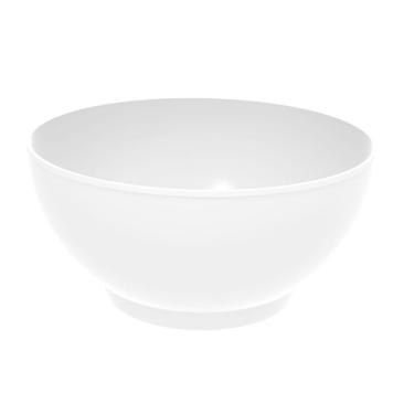 Imagem de Tigela Grande Crippa Travessa Redonda 3,1L Branco Servir Salada Sobremesa Pratos Quentes