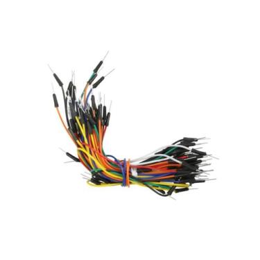 Imagem de Jumper Macho Macho 65 Unidades - Cabo Jumper Protoboard - CHIPSCE