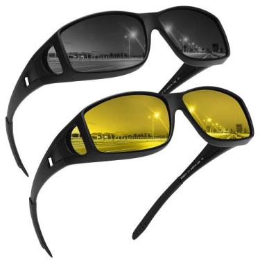 Imagem de Óculos de sol Fit Over Glasses MEETSUN Z1 polarizados UV400, pacote co