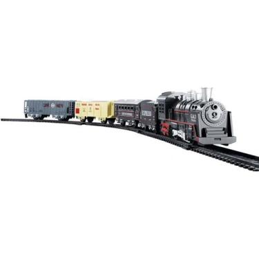 Imagem de Pista de Trem Locomotiva 103,5cm com Luz e Som - DMTOYS