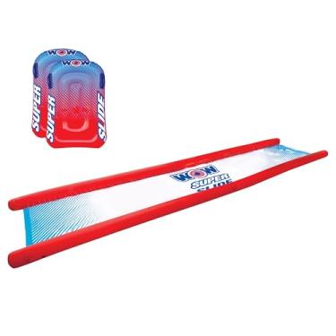 Imagem de Wow Sports Super Slide Giant Quintal Deslizante e Deslizante com Aspersor, Tobogã Extra Longo 7,6 x 1,8 m