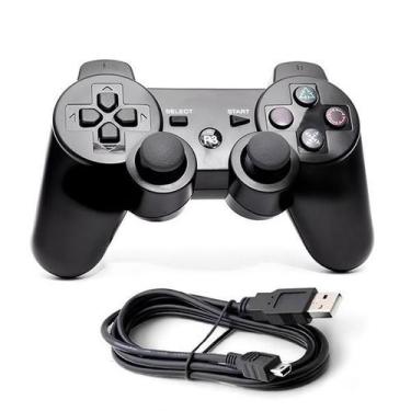 Imagem de Controle Sem Fio Para Ps3 Joystick Compátivel Video Game Pc - Aquilae