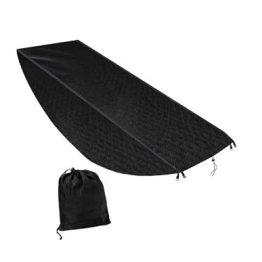 Imagem de Generic Capa de cadeira de pátio Cadeir -tipstring à prova de poeira portátil à prova de vento Reclinner Proteção de capa de poeira para jardim de beia ao ar