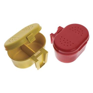 Imagem de Estojo de plástico para massas e iscas - CM PLASTICOS, Vermelho