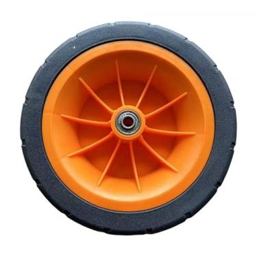 Imagem de Gralara Pneu de carrinho de mão Pneu sólido Substituível Leve Fácil Instalação Roda de carrinho de mão Resistente para compras Viagens ao ar livre, M