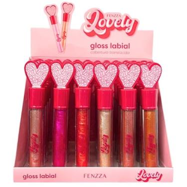 Imagem de FENZZA GLOSS LABIAL GLITTER LOVELY 24UN FZ22021