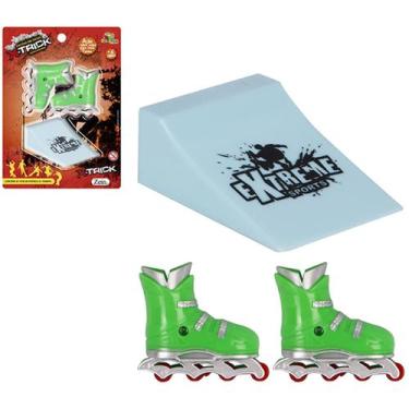 Imagem de Patins Dedo Rampa Fingerboard Brinquedo Infantil Kit Radical - NoBrand