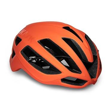 Imagem de Kask Capacete De Bicicleta Protone Icon I Aerodinâmico Para Ciclismo Estrada, Mountain Bike E Ciclocross - Tangerine Matt Small