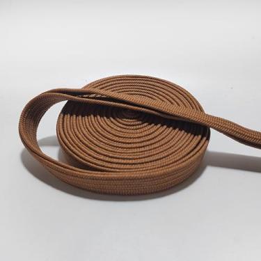 Imagem de FUQIUSHAN Ito Sageo De Seda Sintética/Algodão, Adequado Para Decoração Cabo Espada Samurai Japonesa Katana Tanto (Seda Marrom)