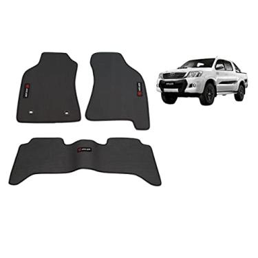Imagem de Tapete Borracha Hilux 2012 Até 2016 Com Traseiro Interiço