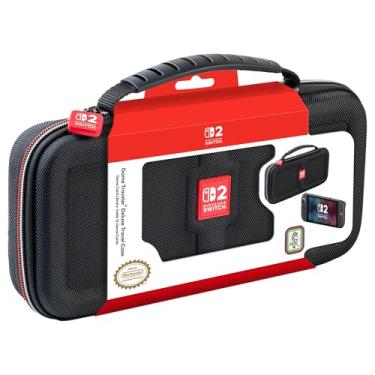 Imagem de RDS - Officially Licensed Nintendo Switch 2, Nintendo Switch OLED & Nintendo Switch Systems Game Traveler Deluxe Case – Holds 12 Game Cards & microSD Card Case Holds 2pcs & Each Holds 2 microSD Cards