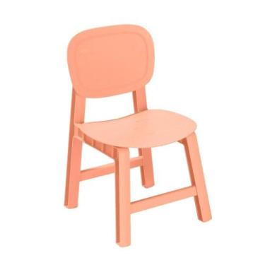 Imagem de Cadeira Infantil em Polipropileno 58cm x 45cm Pêssego - Rivatti