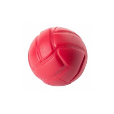 Imagem de Bolinha de Borracha Vermelha Maciça Média Brinquedo Para Cachorro 5,5c