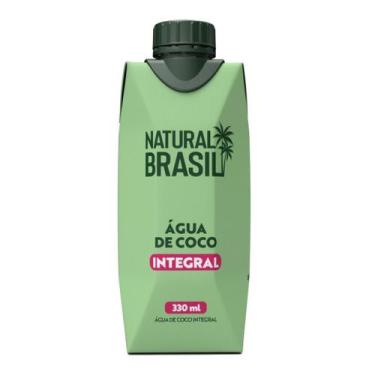 Imagem de Água de Coco Integral Natural Brasil 330ml  Hidratação Pura e Natural 