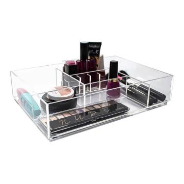 Imagem de Organizador De Cosméticos Em Acrílico Premium 4mm De Bancada