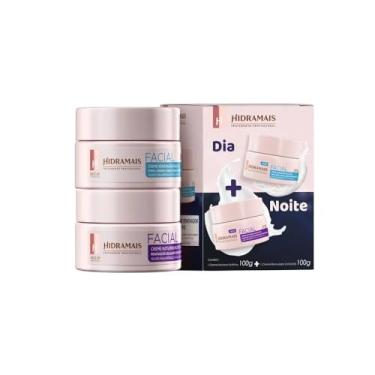 Imagem de Kit Creme Facial Dia e Noite Hidramais 200g - Hidratação Profunda, Rápida Absorção e Efeito Primer - Não Comedogênico