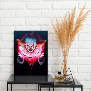 Imagem de Placa Decorativa MDF Palhaço IT a coisa - C.A SUBLIMAÇÃO