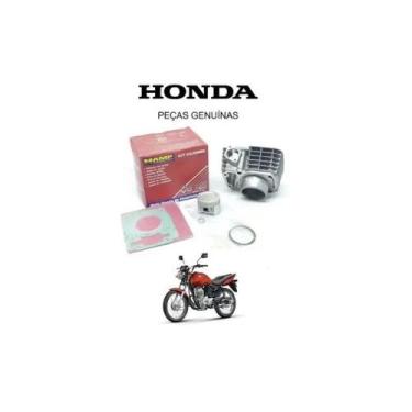 Imagem de Kit Cilindro Pistão Anéis Honda Fan 125 2009 A 2018 Hamp