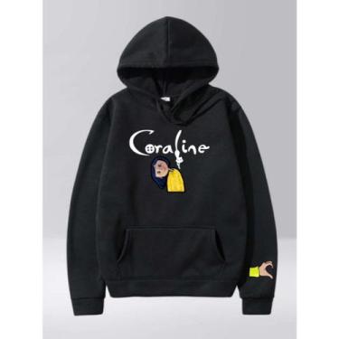 Imagem de Moletom Coraline Da Mãozinha Blusa de Frio P ao GG Misteriosa e Elegan