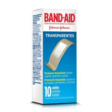 Imagem de Curativos Transparentes Band-aid 10 Unidades