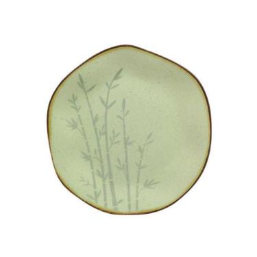Imagem de Prato Sobremesa Em Porcelana Ryo Bambu 21,5cm Oxford