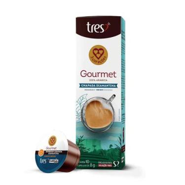 Imagem de Cápsula de Café Espresso Gourmet Chapada Diamantina TRES 3 Corações