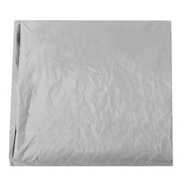 Imagem de Zerodis Tampa de Banheira Cinza Dobrável 220x220x30cm, Protetor de Fonte Quente Durável para Banheiras Ao Ar Livre, Uso de Todas As Estações