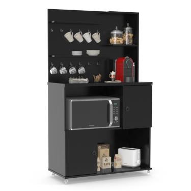 Imagem de Cantinho Do Café Aconchego Preto Acetinado