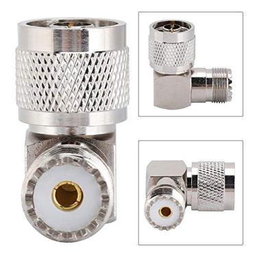 Imagem de YOUTHINK Adaptador Coaxial de Conexão de ângulos Reta -ângulo de de para a Antena UHF, que é Compatível Com Todas As Conexões UHF, Aplicações de RF, Antenas, Dispositivos LAN Sem Fio
