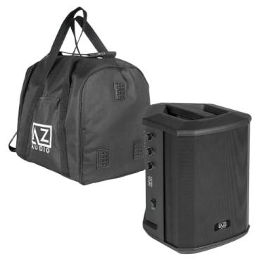 Imagem de Kit Caixa de Som Ativa Profissional Z1 Compact Pro Portátil Bluetooth c/Bateria + Capa